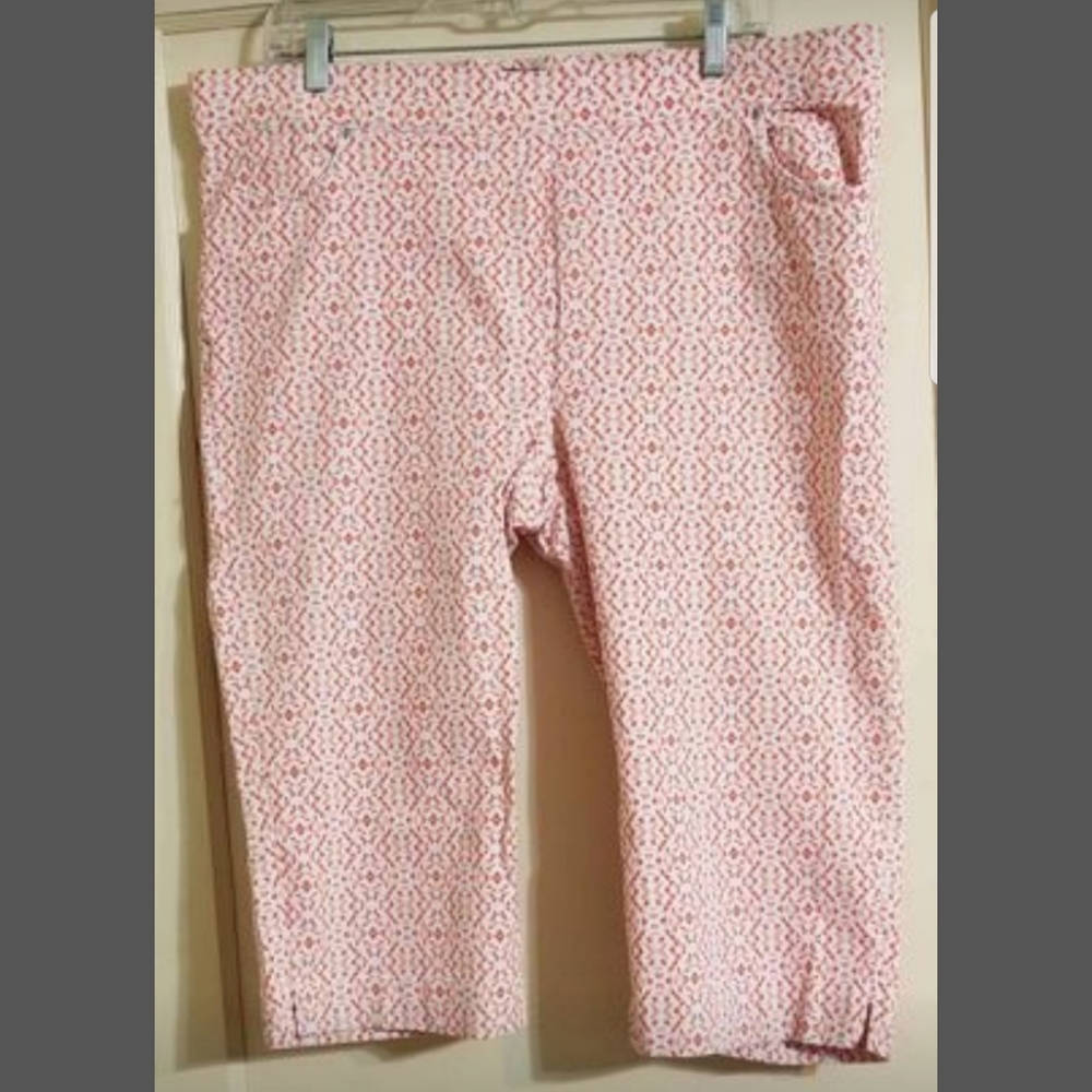 89th & Madison Capri Dress Pants Pull On Stretch Size 16